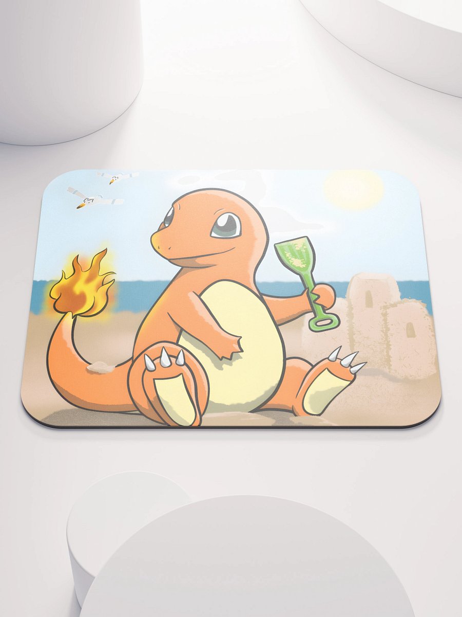 Charmander at the Beach Mousepad product image (1)