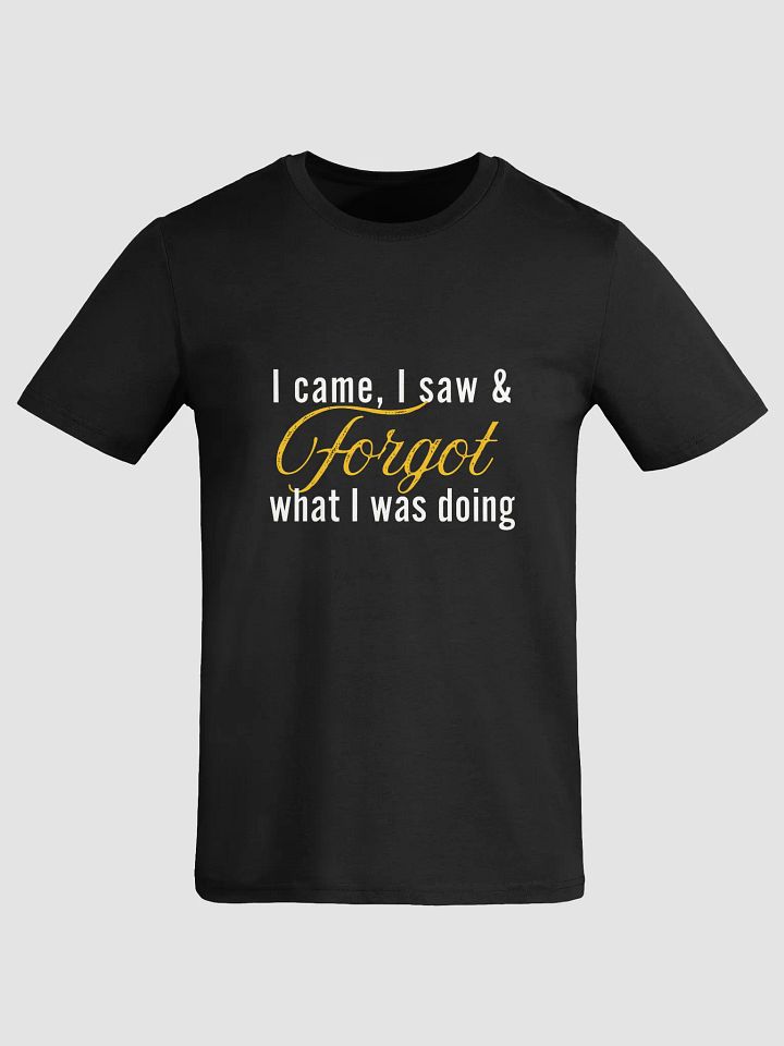 I came, I saw and forgot what I was doing T-shirt | Funny T-shirt | Meme T-shirts | T-shirt for everyday product image (1)