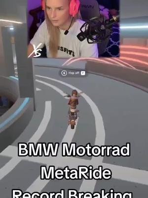 Experience the CE 02 @BMWMotorrad as I race through the BMW Motorrad MetaRide space 🏍   @bmwmotorrad  #MakeLifeARide #MetaRide #BMWCE02 #PluggedToLife #bmwmotorrad 