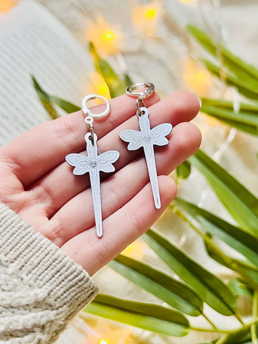 Winged Dagger Earrings product image (4)