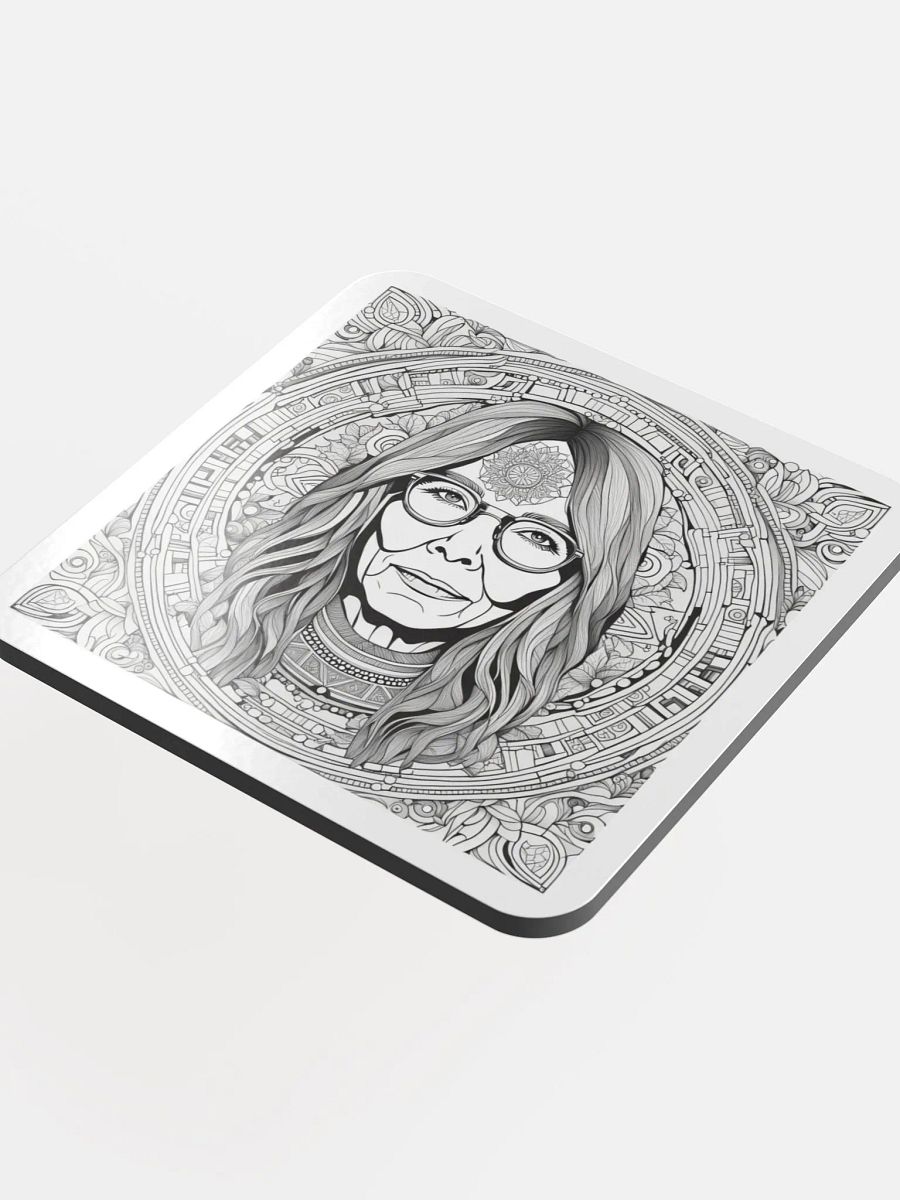 Ornate Mandala-Inspired Cork Coaster product image (4)