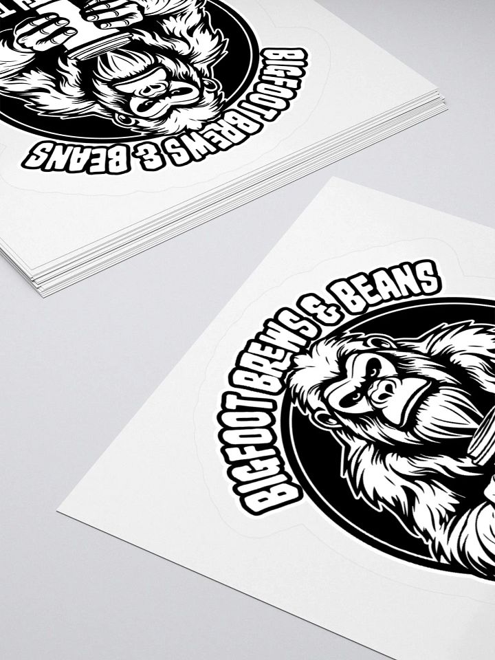 Bigfoot Brews & Beans: Coffee Worth the Hunt Sticker product image (2)