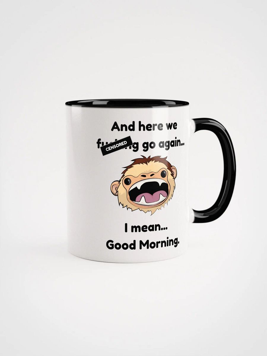 CENSORED (Black Bar) Here we f-king go again... Color Options Mug product image (9)