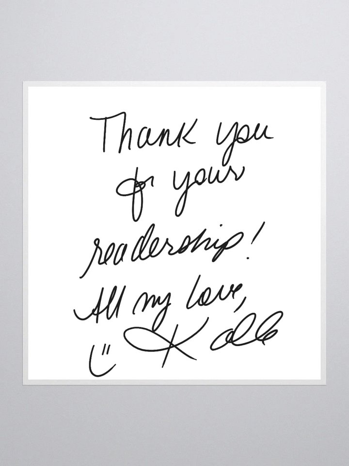 Digitally Signed Generic Bookplate Sticker product image (1)