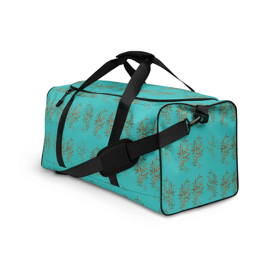Teal Bamboo Duffel Bag product image (5)