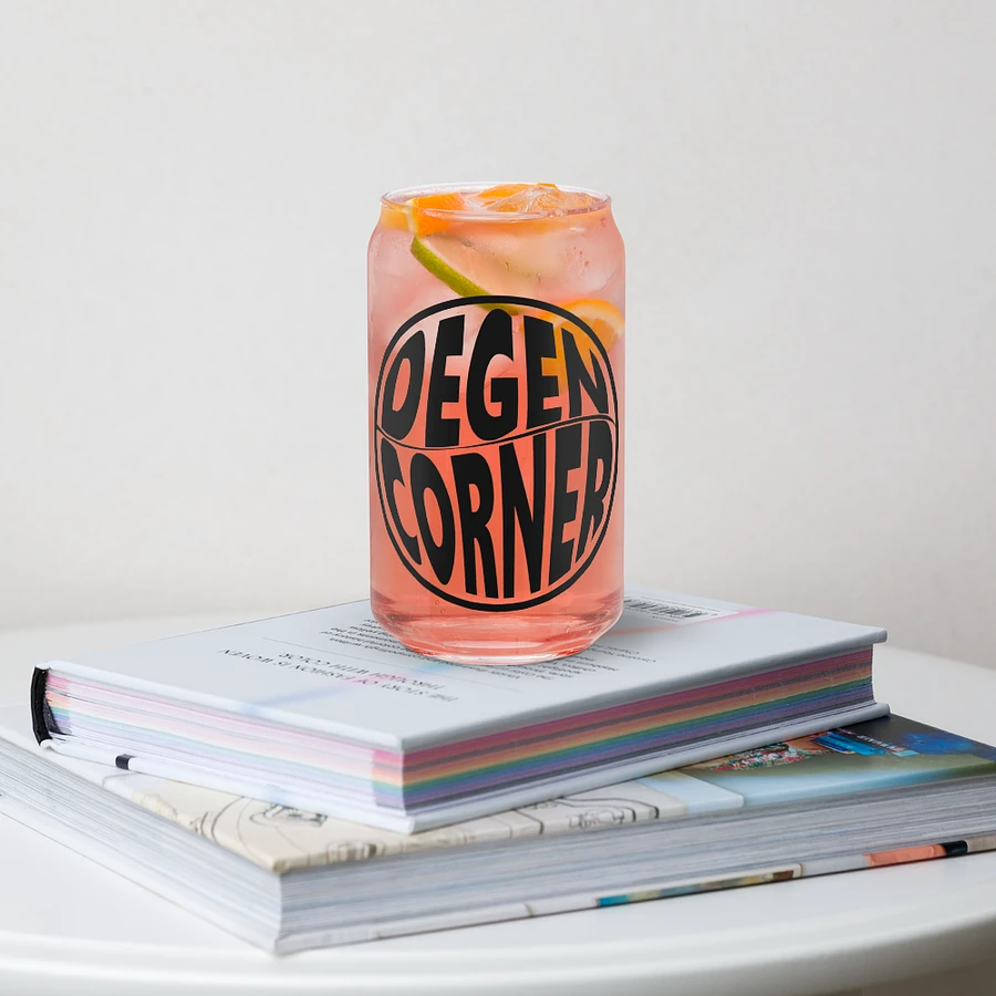 Degen Corner - Soda Glass (dark logo) product image (5)