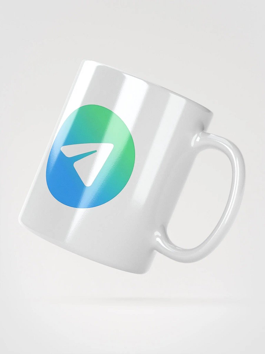 Taza con el logo Telegram Agua product image (2)