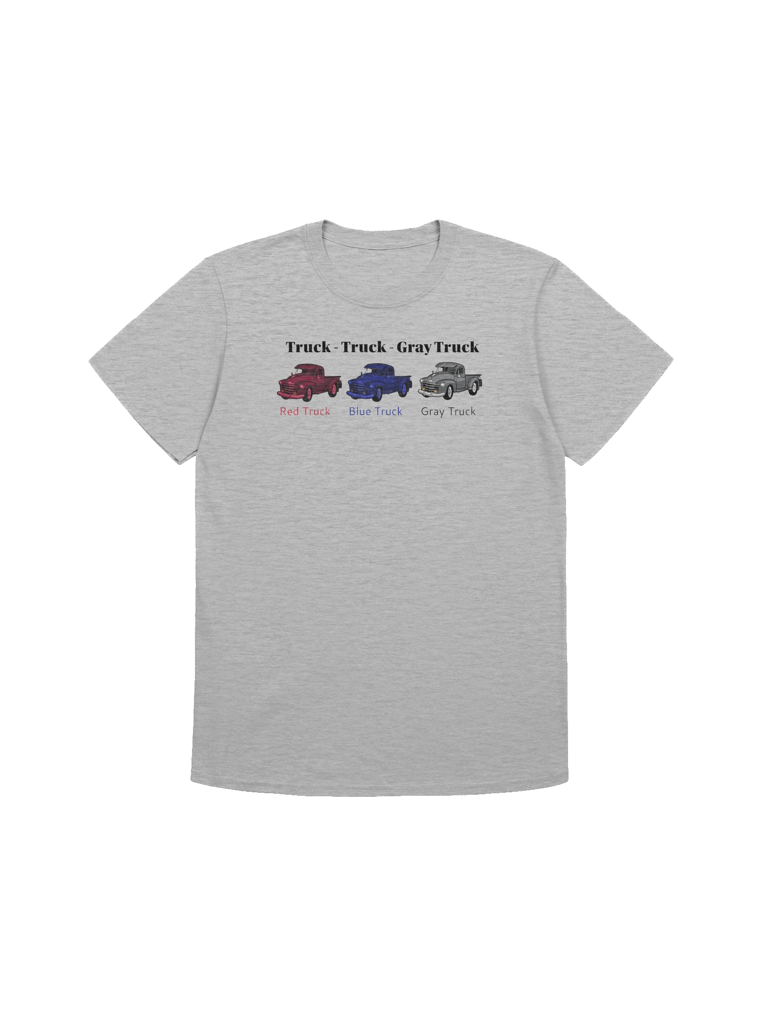 Truck Truck Gray Truck T-Shirt (unisex) product image (4)