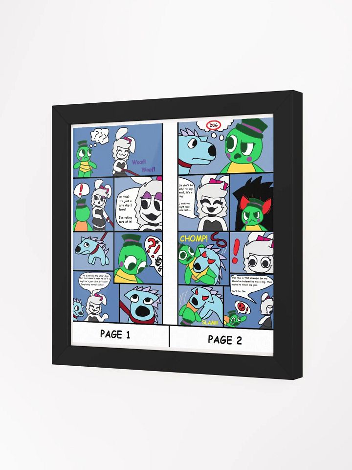 Nonsense with Slinky & Turtle Issue #1 Framed Print product image (4)