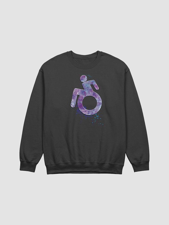 Wheelie, Purple Splash Sweatshirt product image (1)