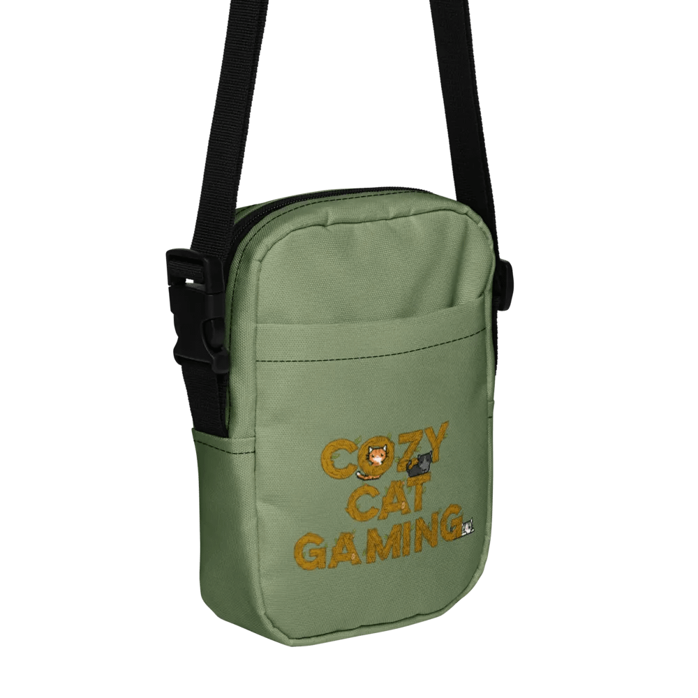 Cozy Cat Gaming Crossbody Bag - Green product image (1)