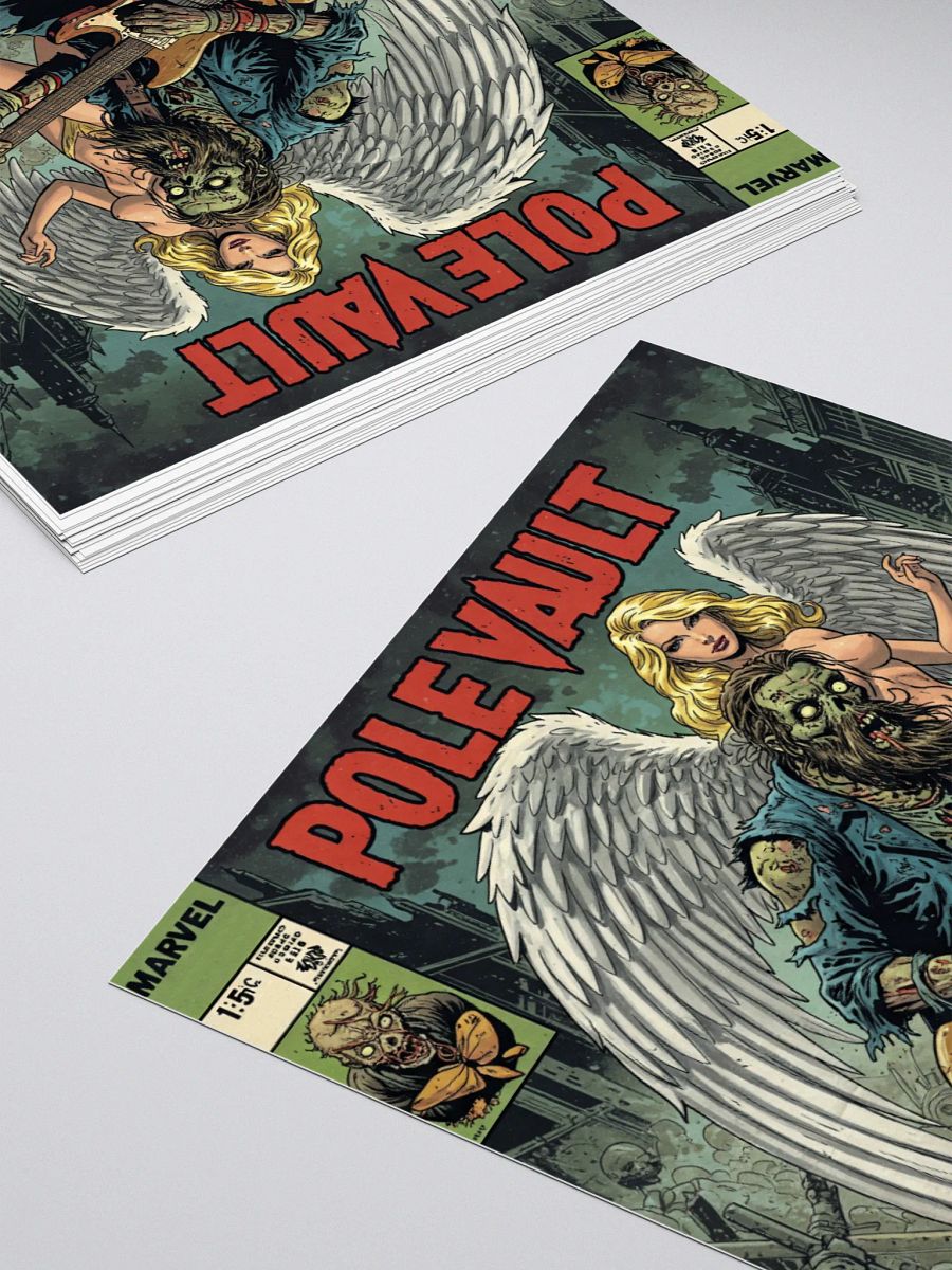 Pole Vault Comic Sticker product image (10)