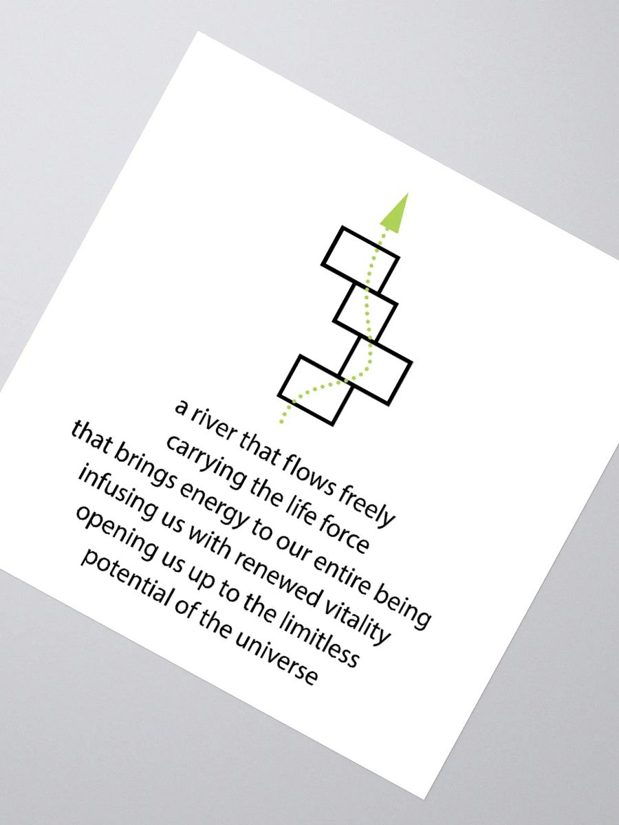 circulation Sticker - neon green line product image (2)