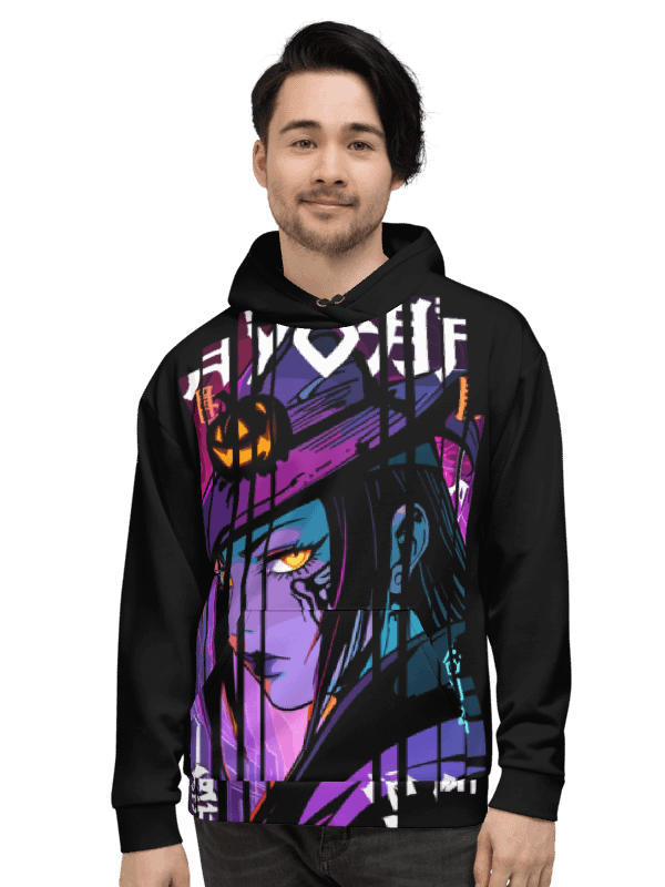 Pumpkin Hat Halloween Vibes Hoodie product image (3)