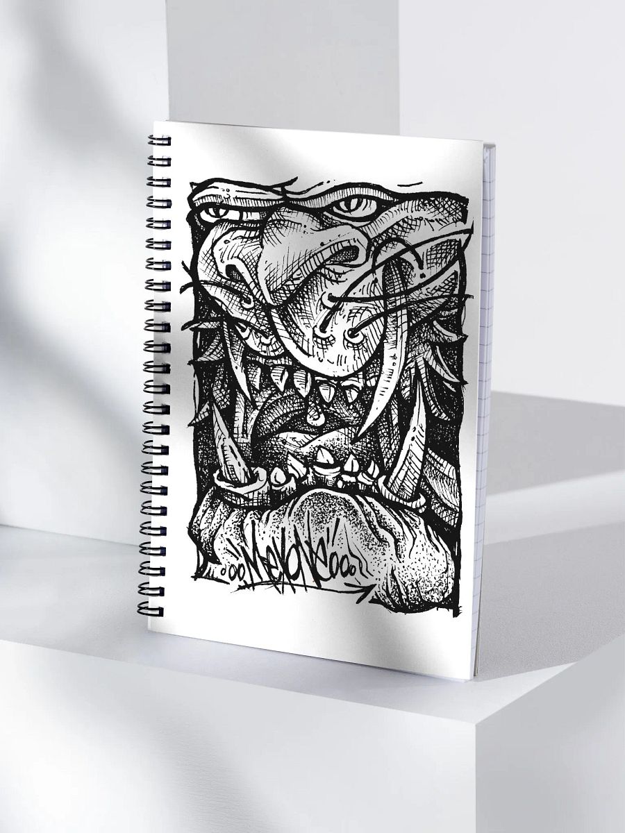 LionFace Spiral Notebook product image (4)
