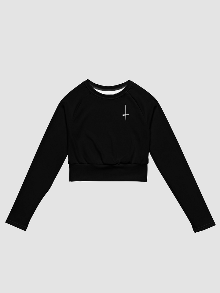 [Tobii] All-Over Print Recycled Long Sleeve Crop Top product image (1)