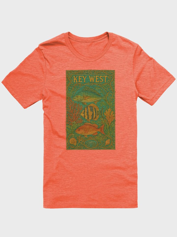 Key West Tropical T-Shirt Ultra Soft Tee with Fish product image (2)