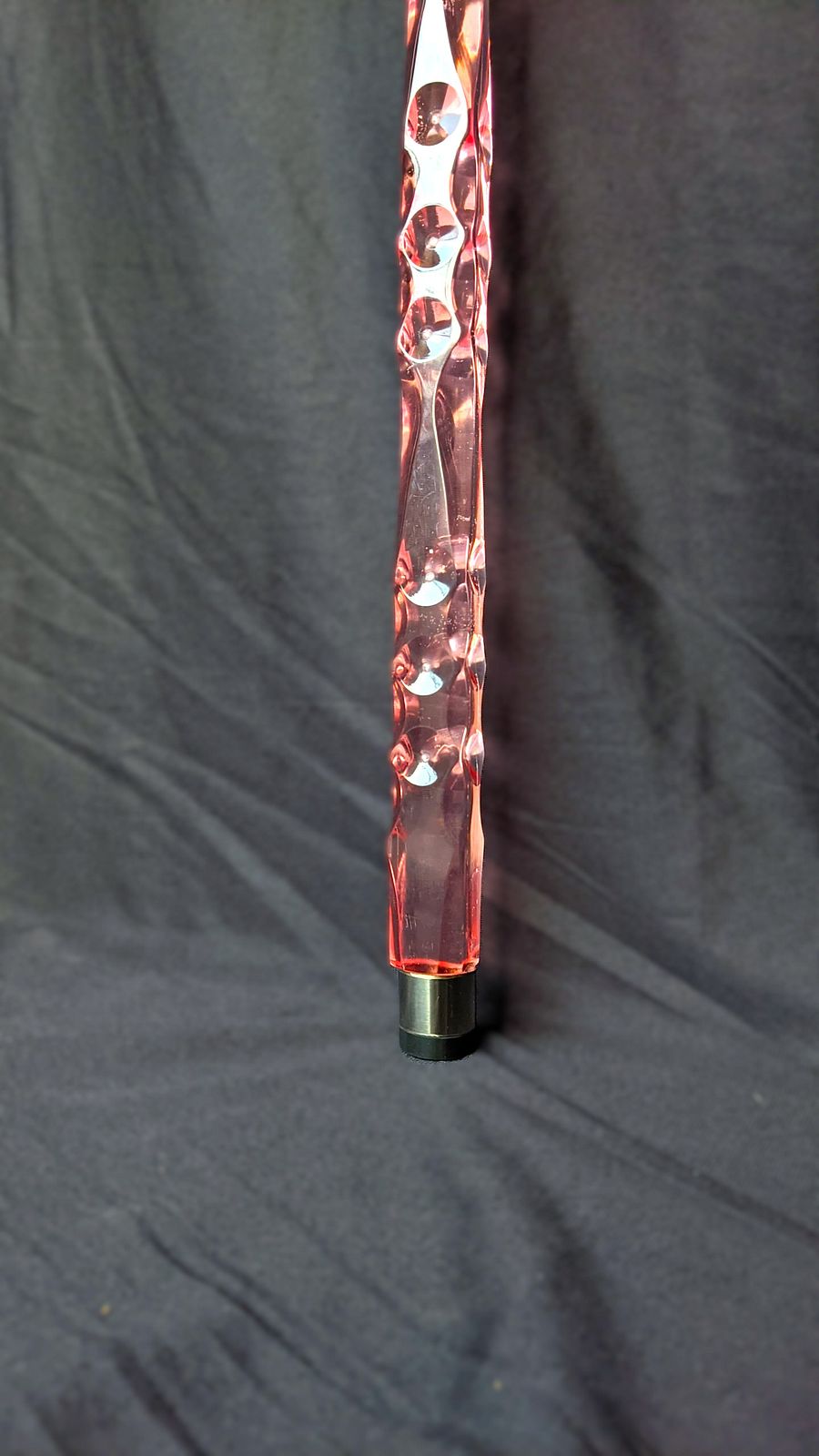 Pink Diamond Acrylic Walking Stick for Women | Elegant Crystal Cane for Ladies & Seniors | Custom Size Available | Gift Box Included product image (3)