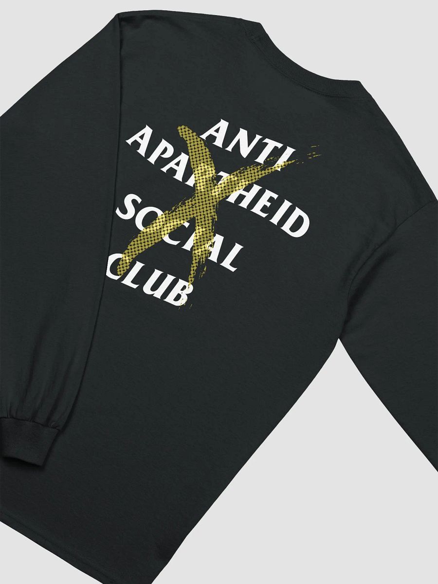 Anti Apartheid Club Long Sleeve Shirt Yellow Kufiya product image (4)