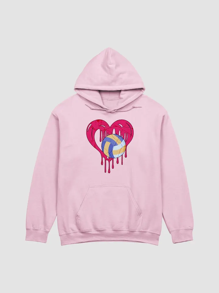 Heart Volleyball Dripping Love Hoodie product image (9)