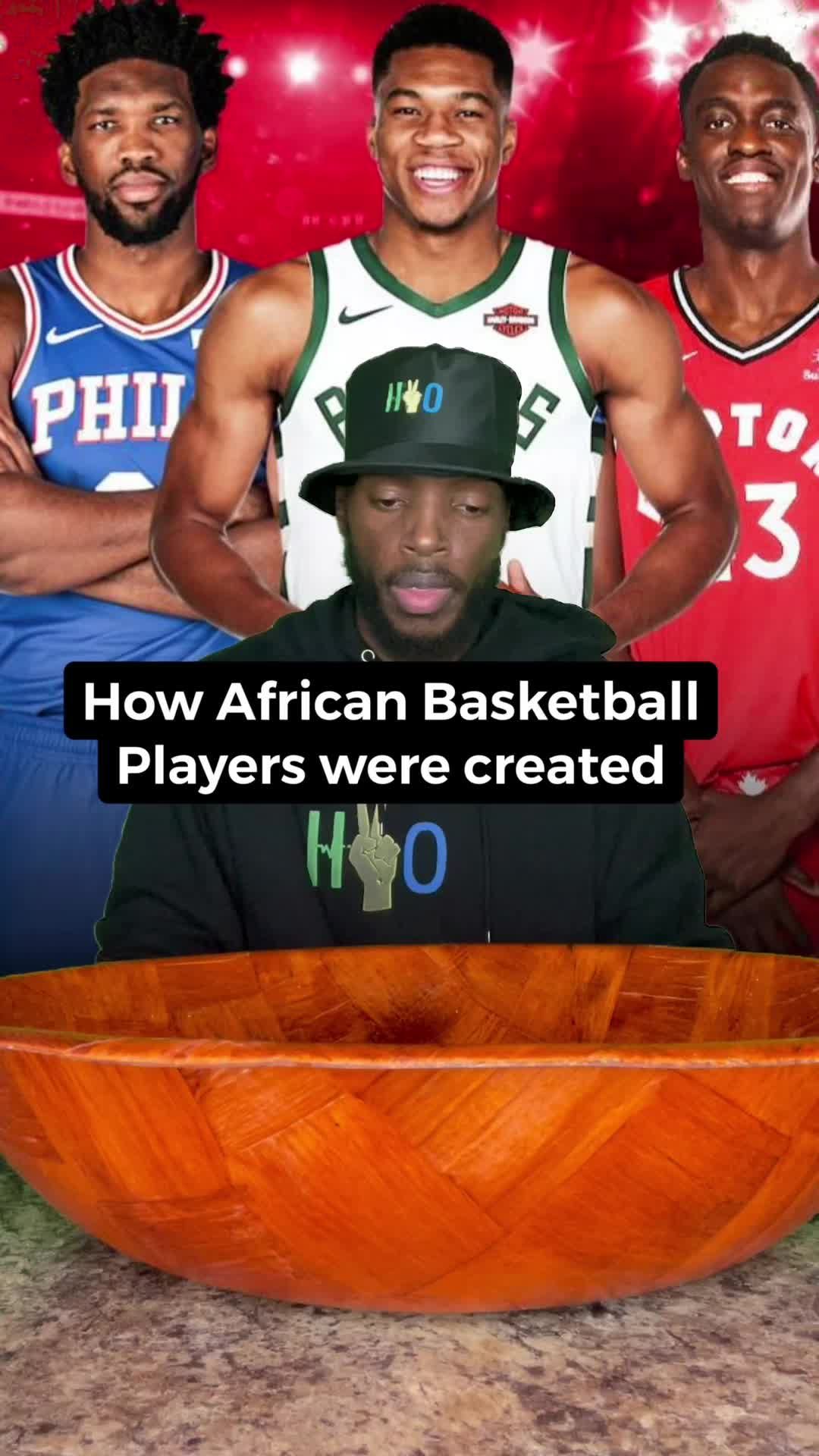 Hiw African Basketball players were created #fyp 