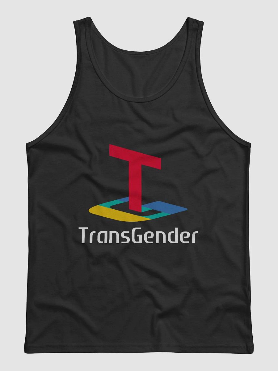 TransGender PS Tank Top (White Text) product image (9)