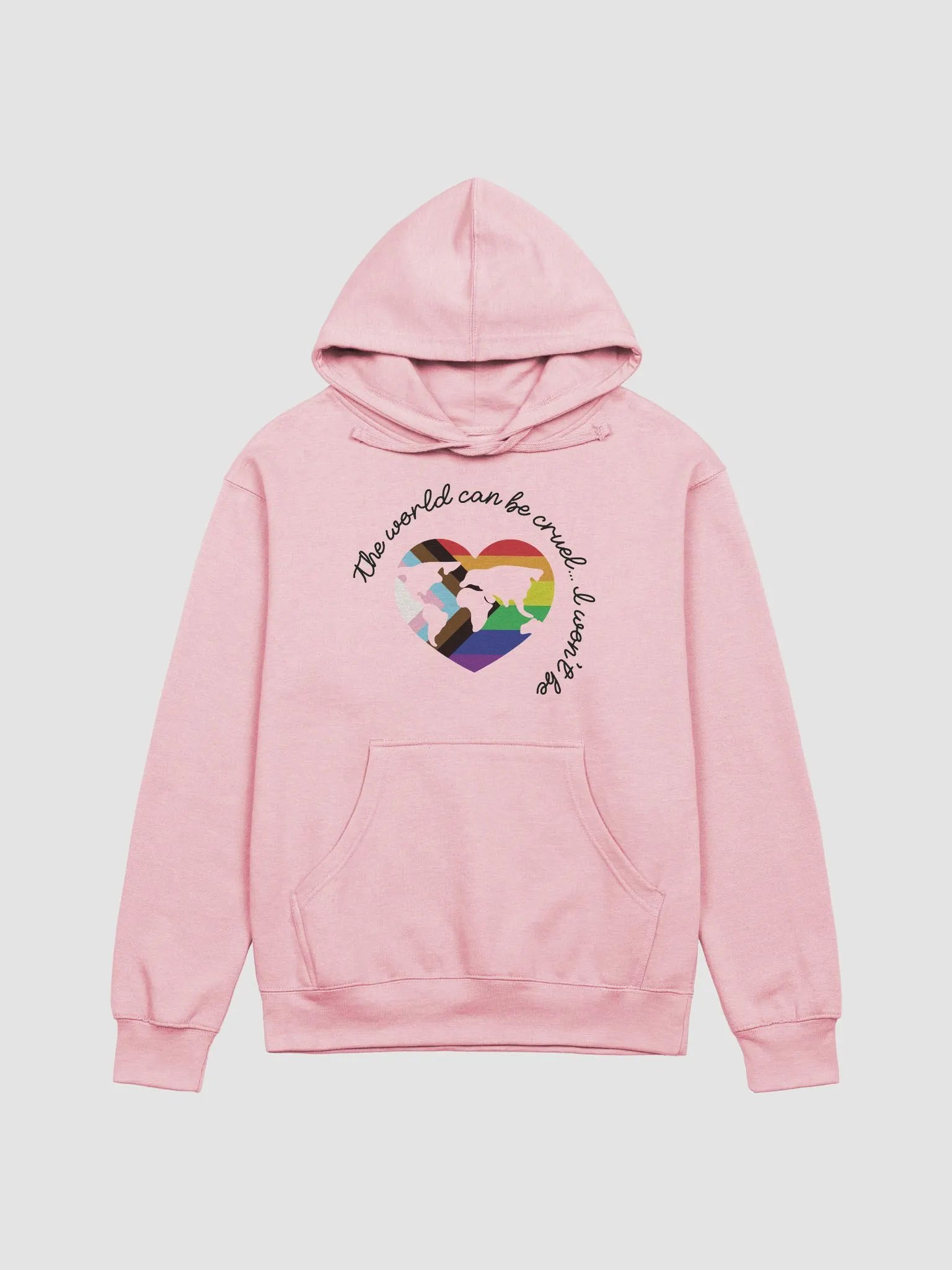 Rainbow Heart Unisex Hoodie product image (5)