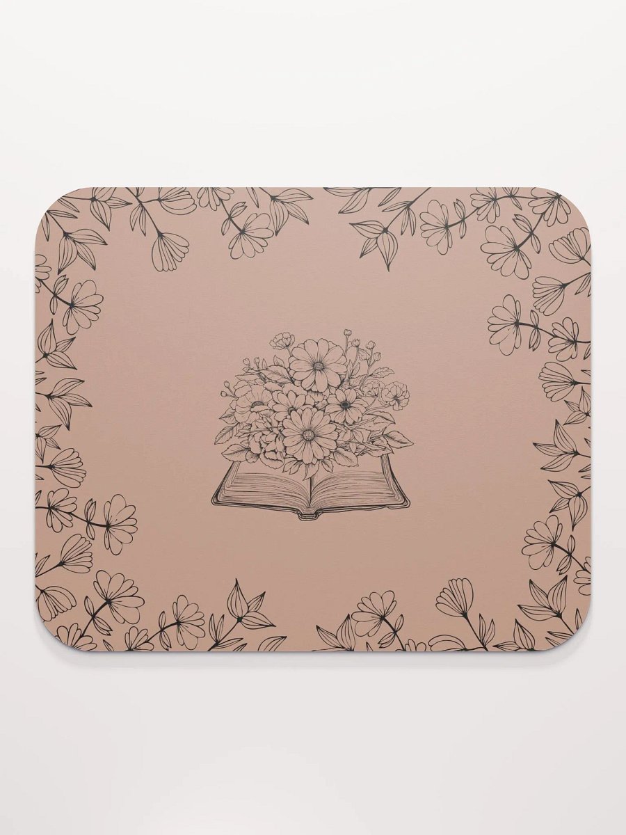 sunflowers and books mousepad product image (2)