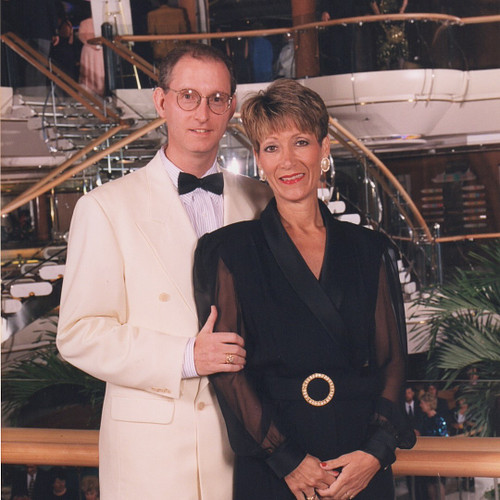 Our VERY FIRST cruise together on @royalcaribbean Grandeur of the Seas in 1997! 138 cruises ago!
#royalcaribbean #grandueroft...
