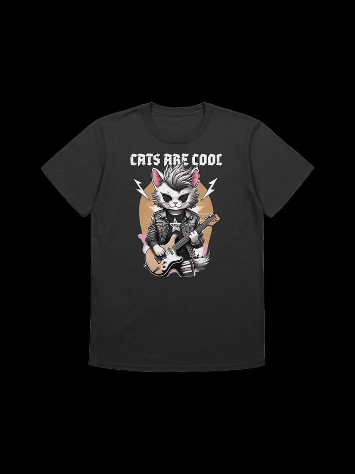 Punk Rock Cat Graphic Tee product image (1)