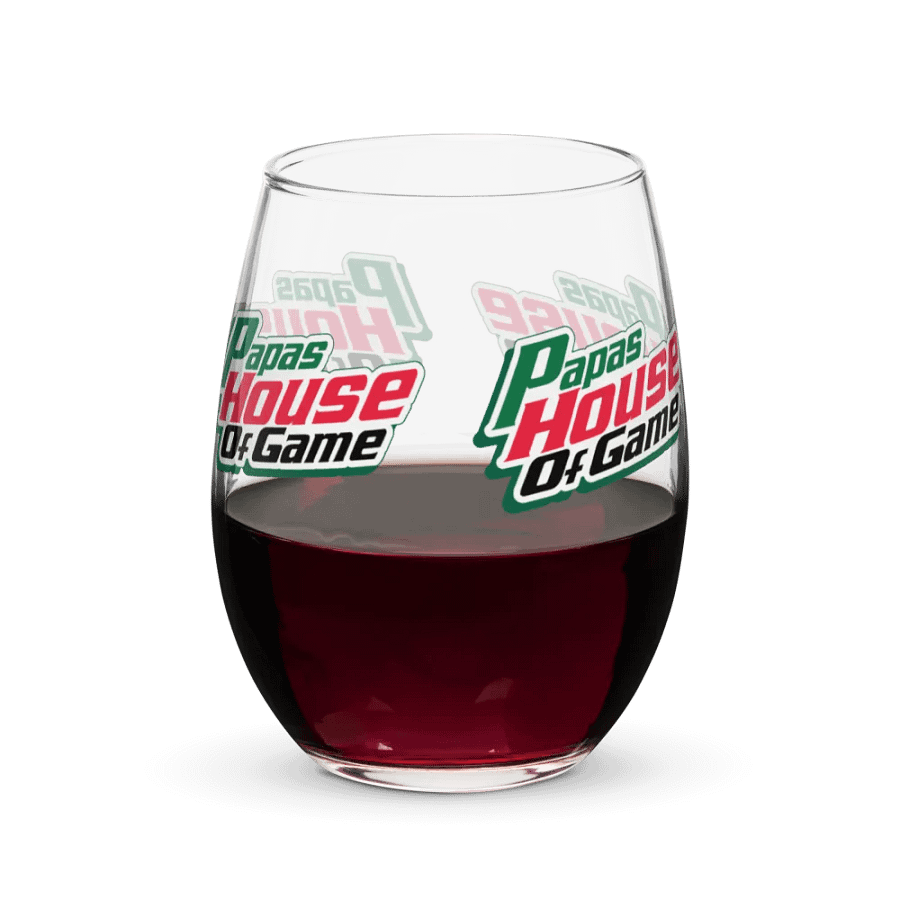 Papas House of Game Stemless Wine Glass product image (4)