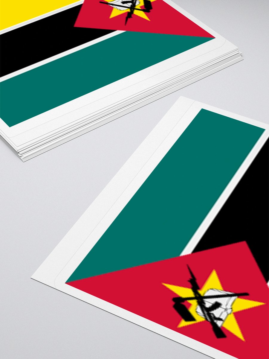 Exclusive Mozambique Flag Kiss-Cut Sticker by TDS Music - Unique Design (3" x 3", 4" x 4", 5.5" x 5.5") product image (12)