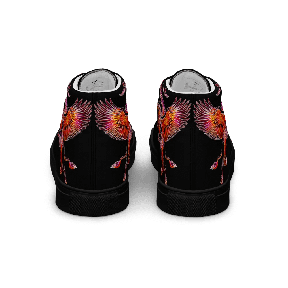 Gripen Flying red//Griffin/Men's High Top Canvas Shoes by Allcolor product image (3)