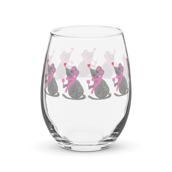 Tulip mouse Stemless Wine Glass product image (2)