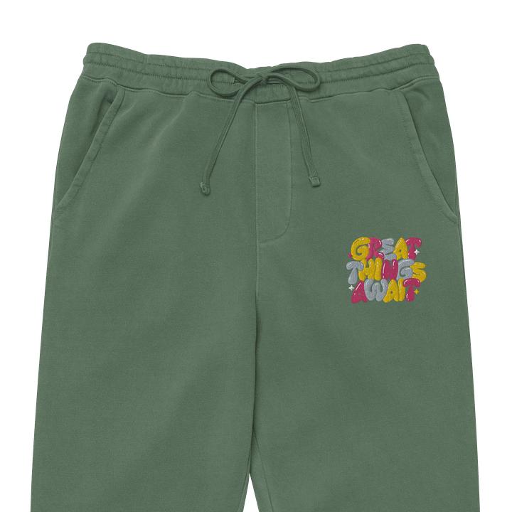 Great Things Await: Pigment Dyed Joggers product image (2)