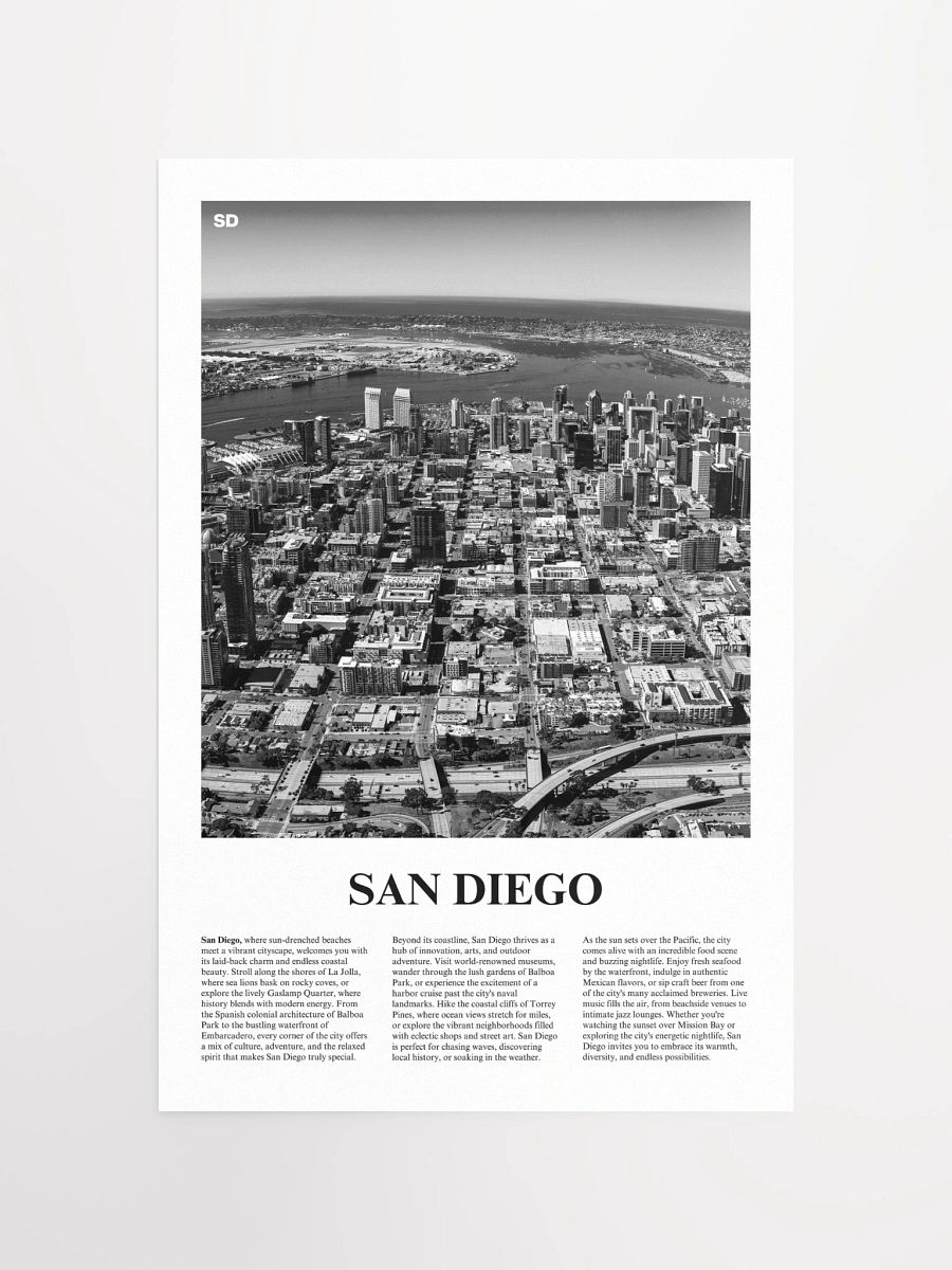 San Diego 01 Newspaper Poster product image (5)