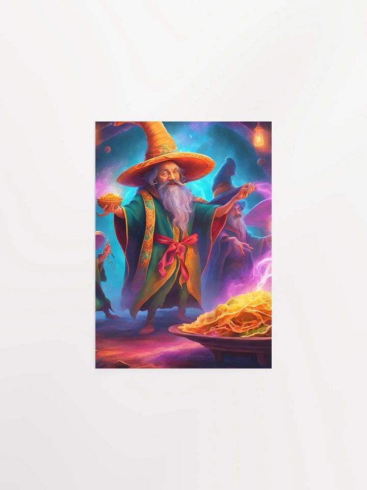 Enchanting taco Wizards Matte Poster product image (1)