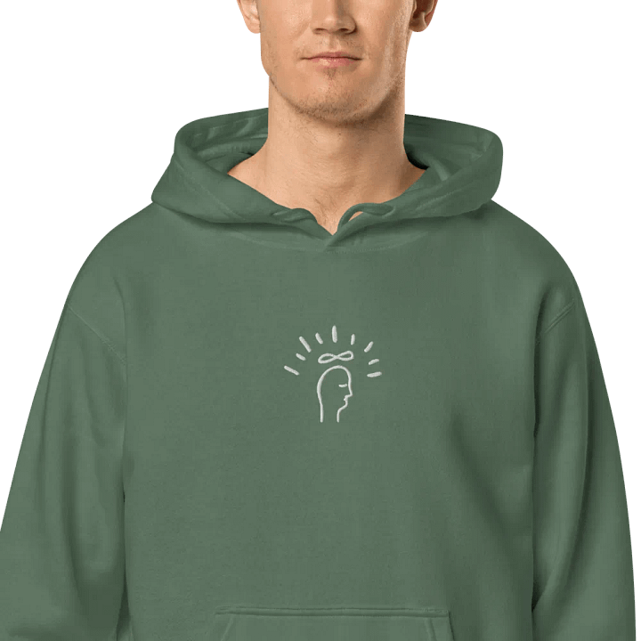 Magic Mind embroidered pigment hoodie product image (1)