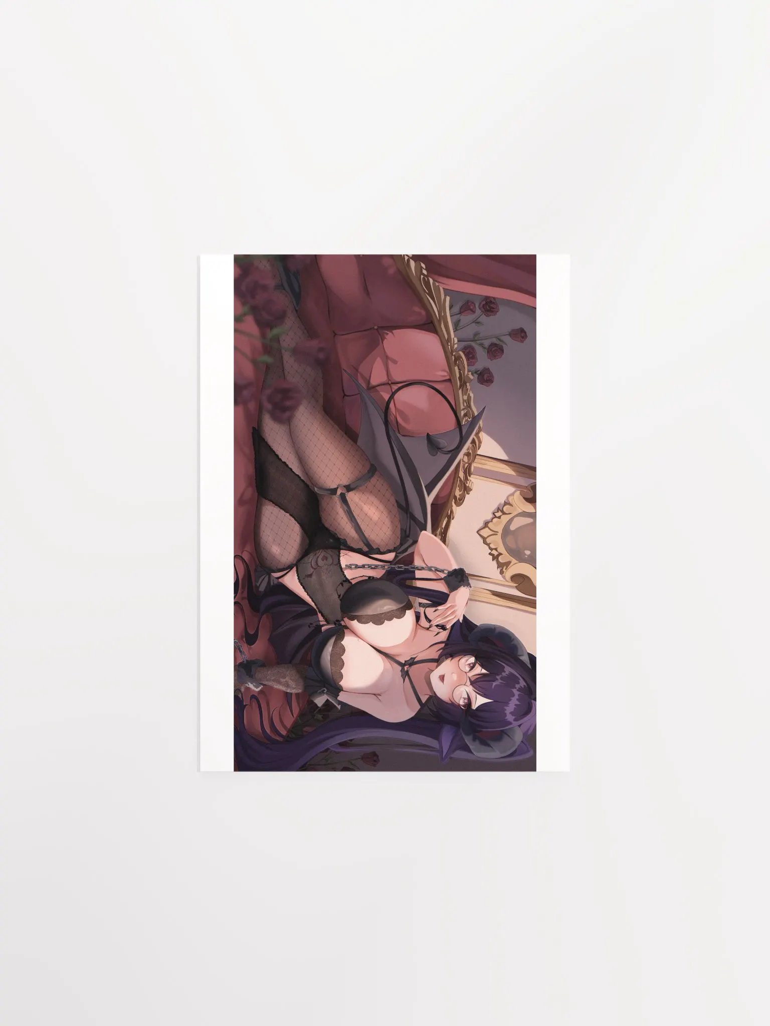 Roses & Chains - Sleepy Pinup Poster Fullbody product image (2)