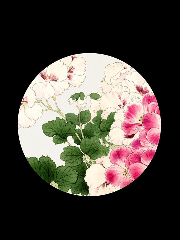 Geranium Flower. Hardcover JournalBook® product image (1)