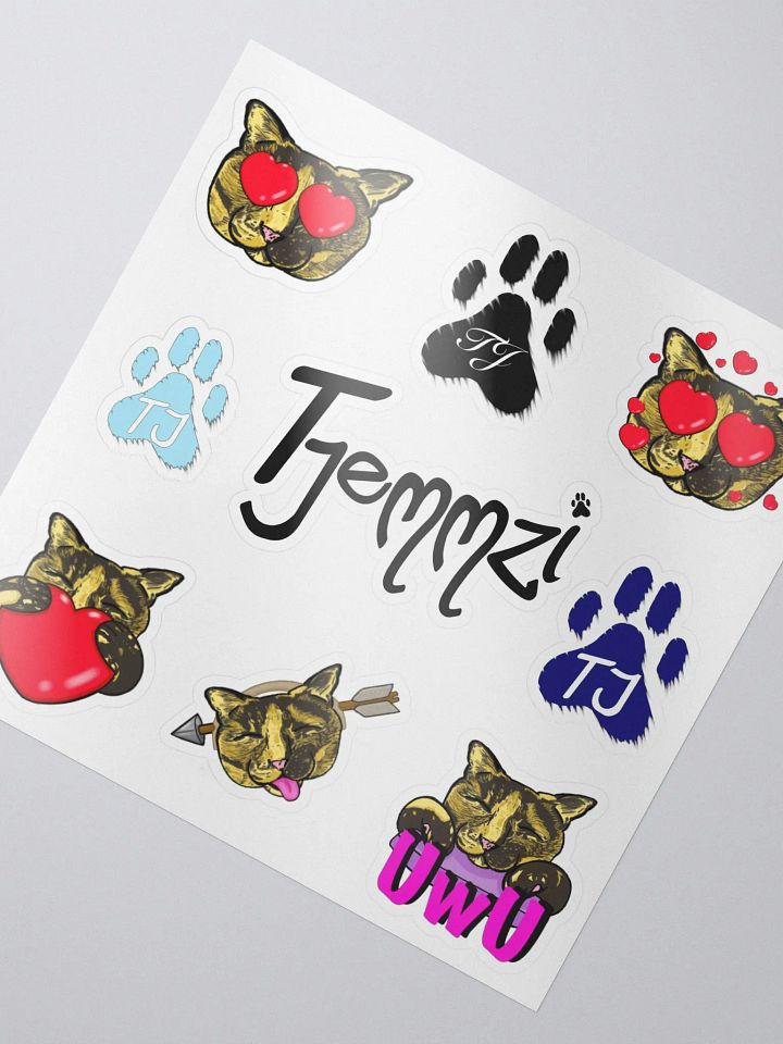 Tjemmzi sticker pack 2 (9 Stickers) product image (2)
