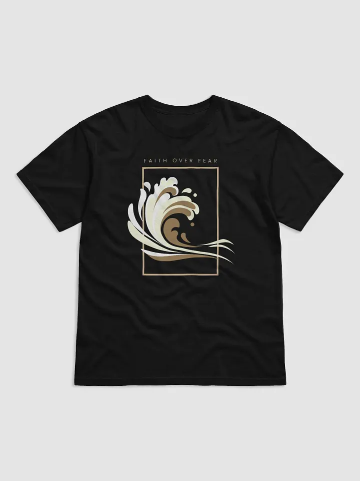 "Faith Over Fear" Wave Tee product image (1)