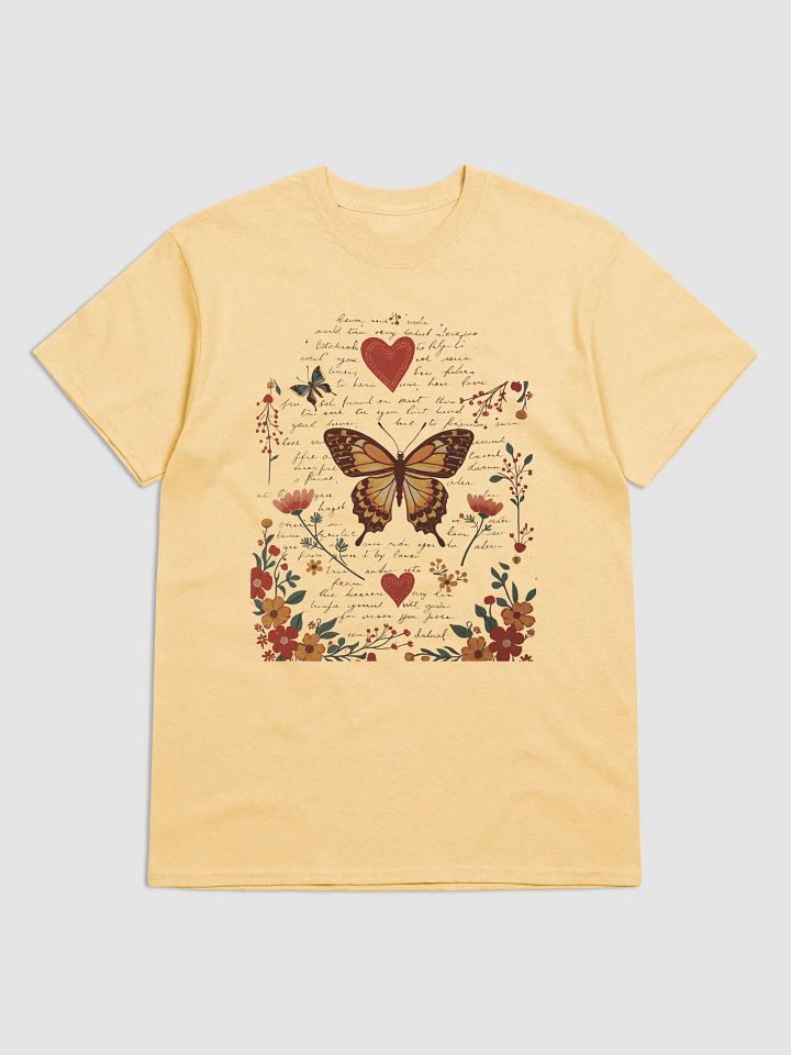Vintage Boho Butterfly & Floral T-Shirt product image (2)