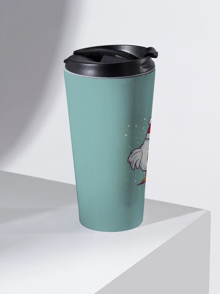 Santa Cluck Stainless Steel Travel Mug product image (2)