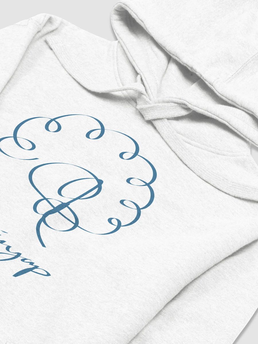 Large Design Signature Hoodie (Blue/White) product image (3)