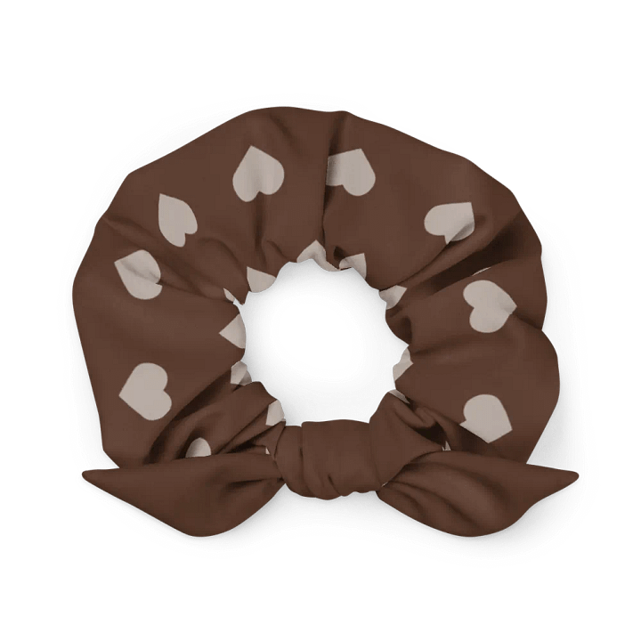 Heartly Brown Scrunchie product image (2)