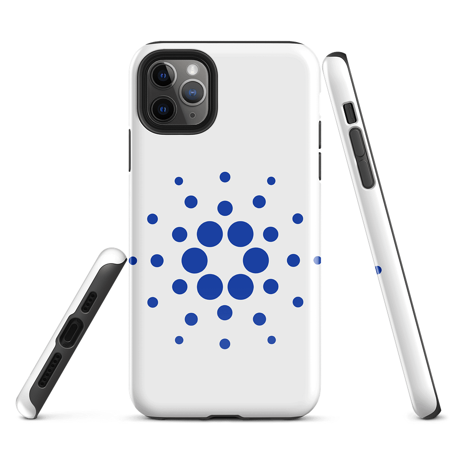 Interconnected Blue Circles iPhone® Tough Case product image (3)