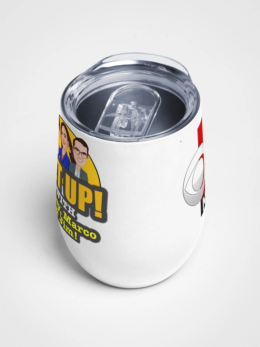 Get Up! With Daisy, Marco & Jim Wine Tumbler product image (4)