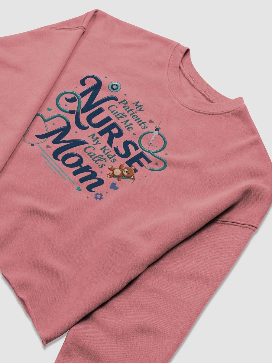 Nurse Mom Fleece Crop Sweatshirt product image (20)