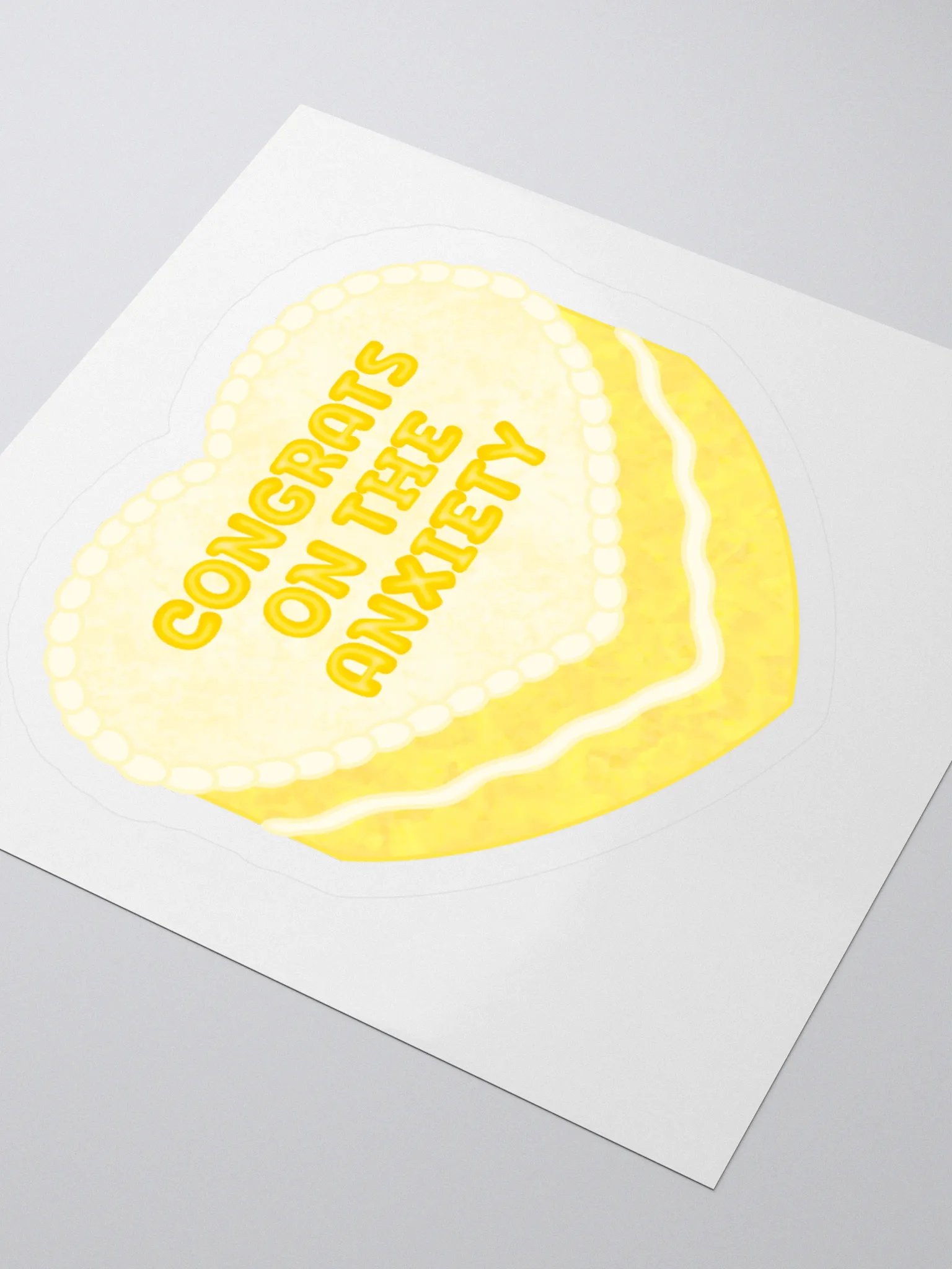 Anxiety Cake Sticker product image (3)